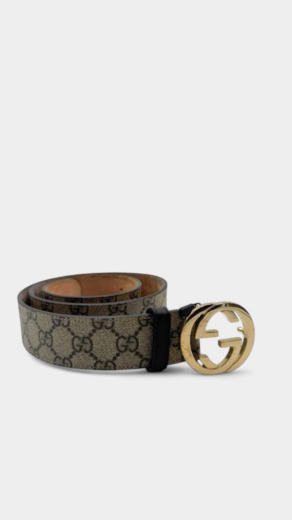 GUCCI - INTERLOCKING EBANO BELT - Image 2